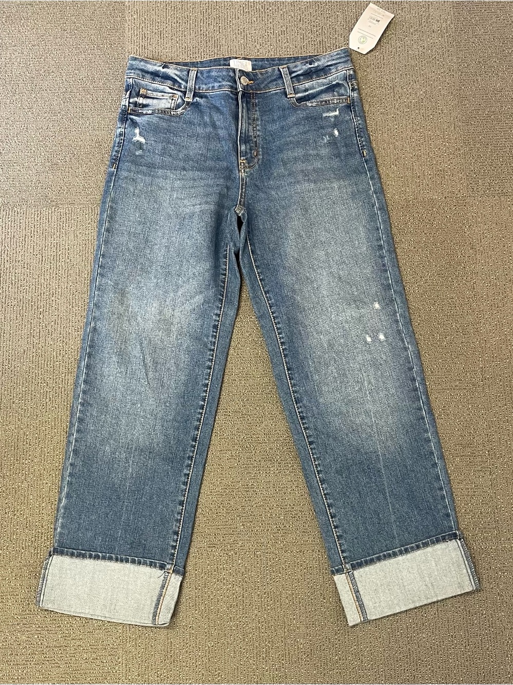 Time and Tru High Rise Straight Leg Jeans – Size 10 – NWT